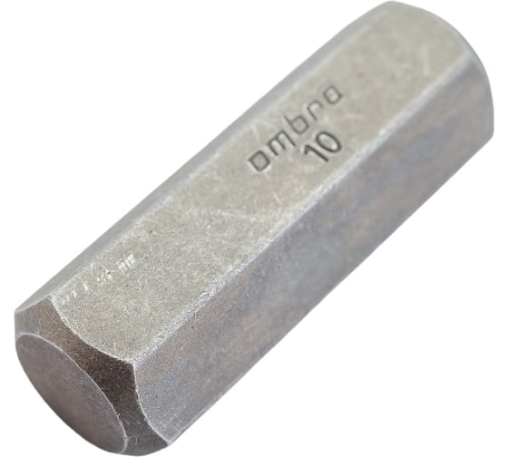 Вставка-бита 10 мм DR шестигранная, H10, 30 мм Ombra 531210