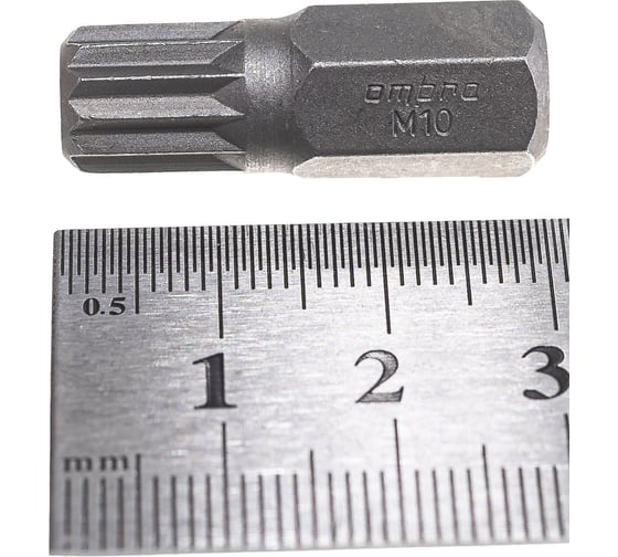 Вставка-бита 10 мм DR SPLINE, M10, 30 мм Ombra 531710
