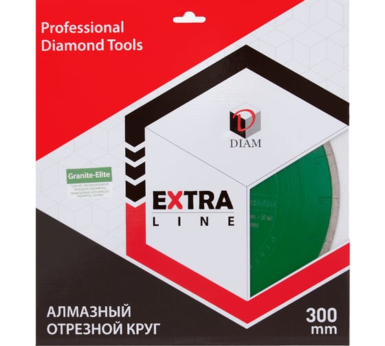 Круг алмазный отрезной 1A1R GRANITE-ELITE (300x60/25.4 мм; 2x7.5 мм) Diam 000414