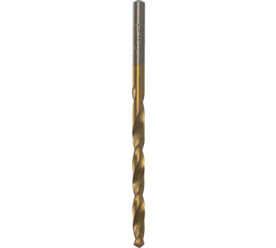 Сверло спиральное по металлу HSS TiN в блистере TDB040NTB (4х75х43 мм) Thorvik 52429