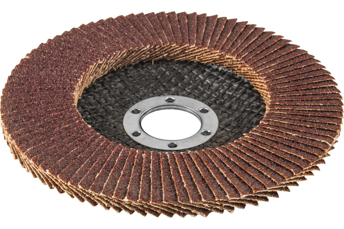 Диск шлифовальный лепестковый торцевой AFD125P40 (125х22.2 мм) Thorvik ...