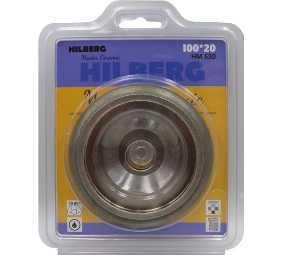 Диск алмазный для скругления края плитки Master Сeramic 100х20 мм Hilberg HM530