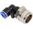 Фитинг цанговый угловой 6 мм, наруж. резьба 1/2", пластик, тип PL TITAN LOCK TLP-PL6-04 1