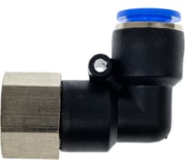 Фитинг цанговый угловой 10 мм, внутр. резьба 3/8", пластик, тип PLF TITAN LOCK TLP-PLF10-03