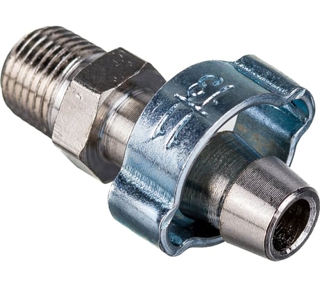 Переходник 1/8"M на елочку 8 мм с обжимным кольцом 11Х13 мм FUBAG 180267