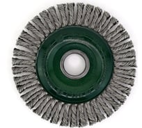 Щетка дисковая жгутовая 125x6х22.2 мм, ворс нержавеющая сталь 0.50 мм OSBORN 626.651-0002