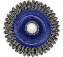 Щетка дисковая жгутовая 115x6х22.2 мм, ворс сталь 0.50 мм OSBORN 026.501-2906