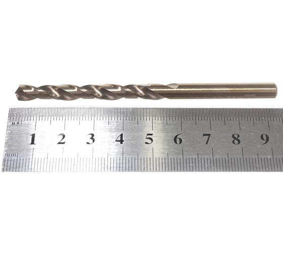 Сверло спиральное по металлу HSS Co в ПВХ упаковке TDB058K5 (5.8х93х57 мм) Thorvik 52677