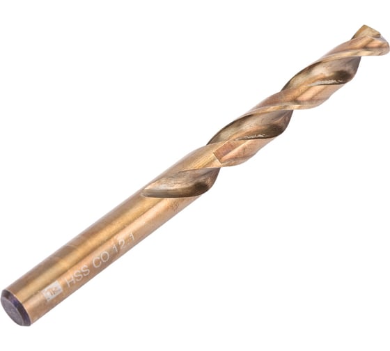 Сверло спиральное по металлу HSS Co в ПВХ упаковке TDB121K5 (12.1х151х101 мм) Thorvik 52727