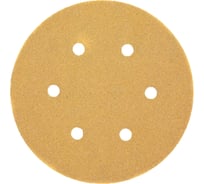 Круг шлифовальный (10 шт; 150 мм; 6 отв; 80G) DEWALT DT3123