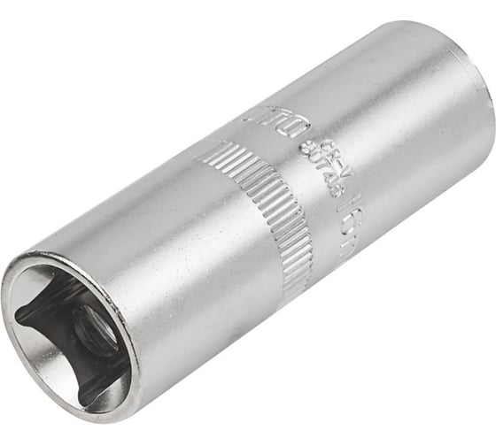Головка свечная 6-гранная 16 мм, 1/2"DR BaumAuto BM-807416(54701)
