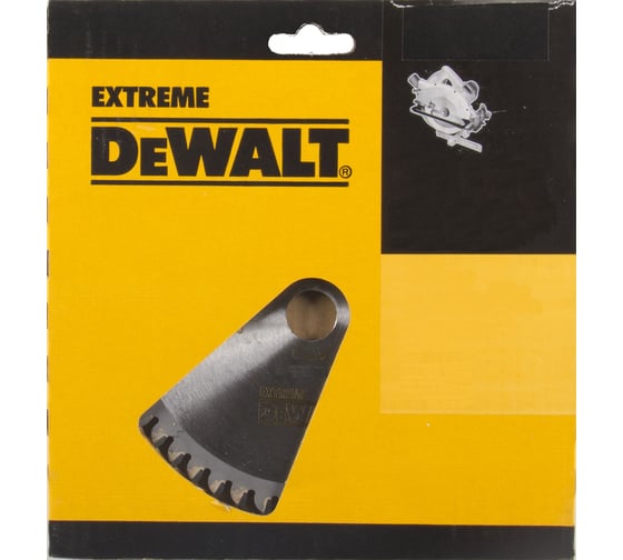 Диск пильный по дереву EXTREME Workshop (160/20 мм; 1.8/2.6 мм; 48T) для ручных пил DEWALT DT4084 1