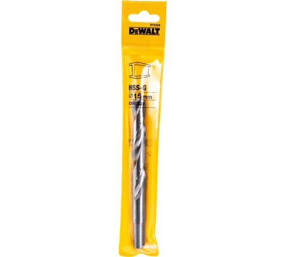 Cверло по металлу HSS-G (15х169х114 мм) DEWALT DT5229