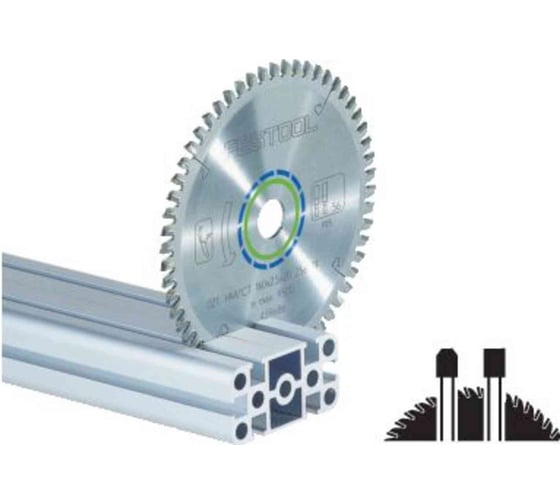 Диск пильный специальный по алюминию HW 190x2,6 мм, 58 зубьев FESTOOL 492051