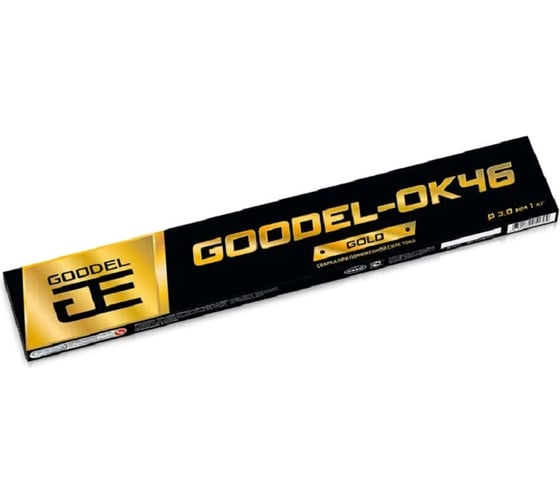 Электроды сварочные ОК-46 GOLD 3х350 мм, 1 кг GOODEL 23323 1