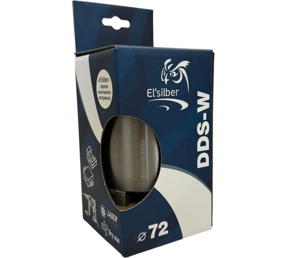 Сверло алмазное DDS-W 72D-24L-3.5T-10W-4S-M16 Balans Elsilber EL-RY072BL