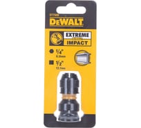 Адаптер для ударных гайковертов шестигранник 1/4”F - квадрат 1/2”F DEWALT DT7508