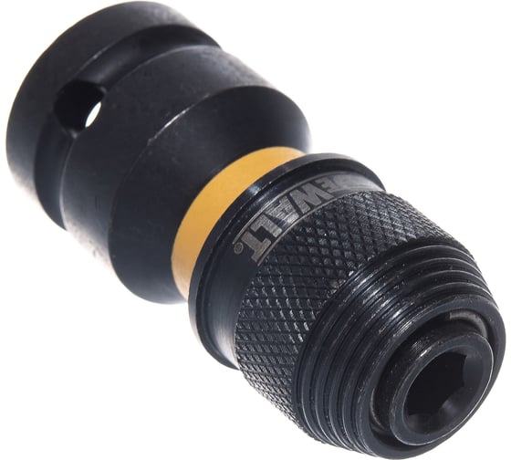 Адаптер для ударных гайковертов шестигранник 1/4”F - квадрат 1/2”F DEWALT DT7508