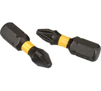 Биты PZ2, 25 мм, 25 шт в кейсе DEWALT DT70556T