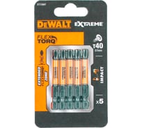 Биты T40х57 мм, 5 шт. DEWALT DT7399T