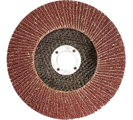 Круг лепестковый торцевой Без бренда Россия КЛТ-1, зернистость Р100 12Н, 115 х 22,2 мм 74010