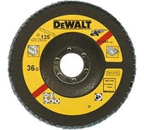 Лепестковый круг EXTREME 125x22.2 мм, 36G, тип 29 DEWALT DT3265