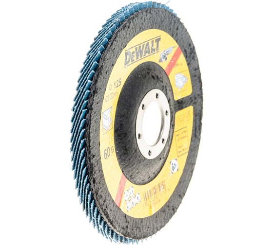 Лепестковый круг EXTREME 125x22.2 мм, 60G, тип 29 DEWALT DT3266