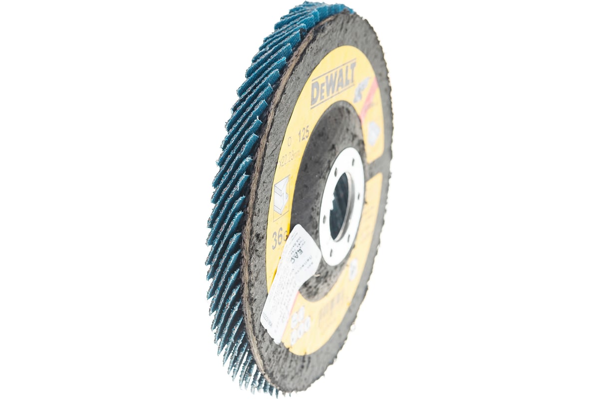 Лепестковый круг EXTREME 125x22.2 мм, 36G, тип 27 DEWALT DT3308 ...
