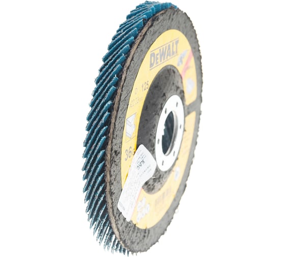 Лепестковый круг EXTREME 125x22.2 мм, 36G, тип 27 DEWALT DT3308