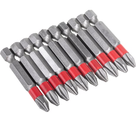 Бита (10 шт; PH2; 50 мм) для шуруповерта Gigant GBS 11030