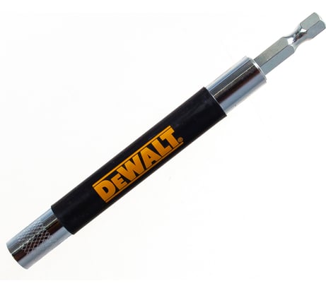 Держатель 1/4" магнитный с направляющей гильзой, 120 мм DEWALT DT7702