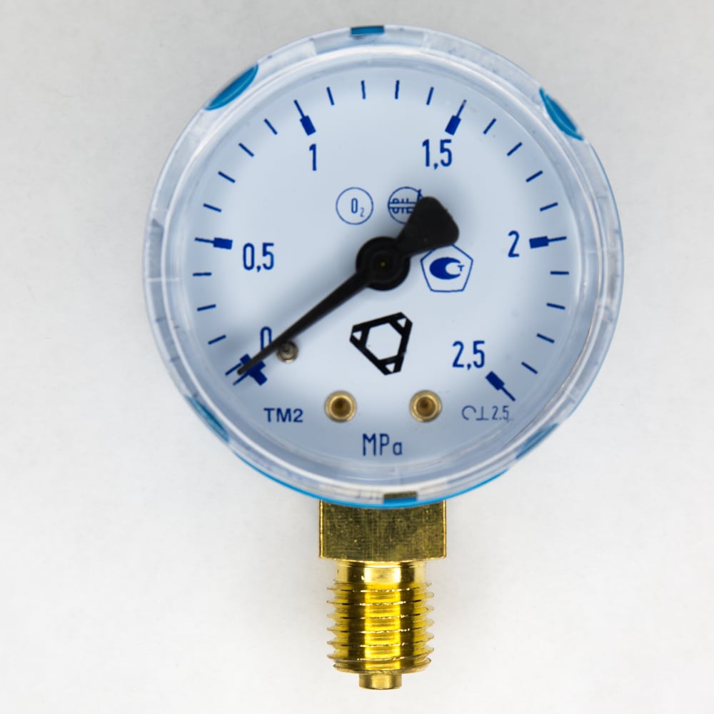 Манометр 50 мм, 2.5 Мпа, кислород ИНКО МК 50-2,5 00000027479 - выгодная ...