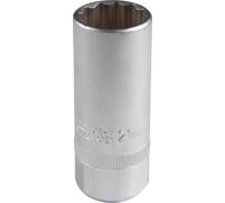 Головка свечная двенадцатигранная 21 мм, 1/2" DR, резиновый фиксатор AFFIX AF00242021