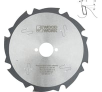 Пильный диск с PCD зубьями 184x2.4x1.6x30 мм, Z=8 WOODWORK 21.185.08