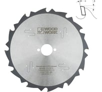 Пильный диск с PCD зубьями 216x2.4x16x30 мм, Z=10 WOODWORK 21.216.12