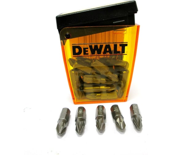 Набор бит PZ2x25 мм, 25 шт с держателем DEWALT DT71560 1