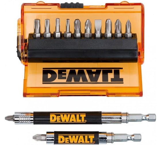 Набор бит 14 шт. пластиковый бокс DEWALT DT71502