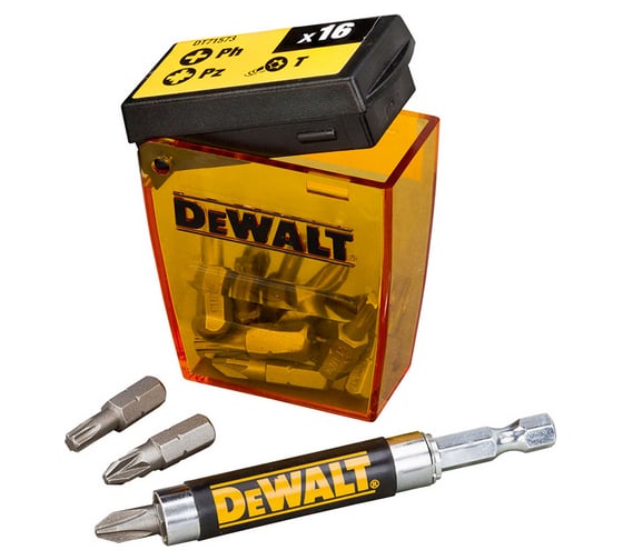 Набор биты 16 шт. пластиковый бокс DEWALT DT71573 1