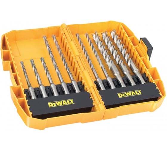 Набор буров SDS+, 10 шт. Midisafe DEWALT DT8977B 1