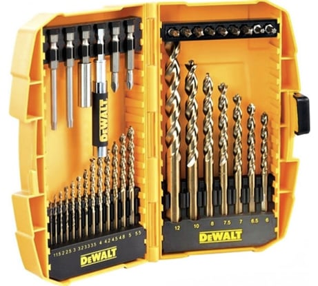Набор сверл по металлу+биты, 36 шт. DEWALT Minisafe DT7938B