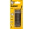 Пилки по дереву HCS (100х76 мм, шаг 4.0 мм, пропил 60 мм, U144D, 5 шт.) DEWALT DT2061 1
