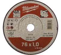 Отрезной диск по металлу 76 мм Milwaukee 4932464717