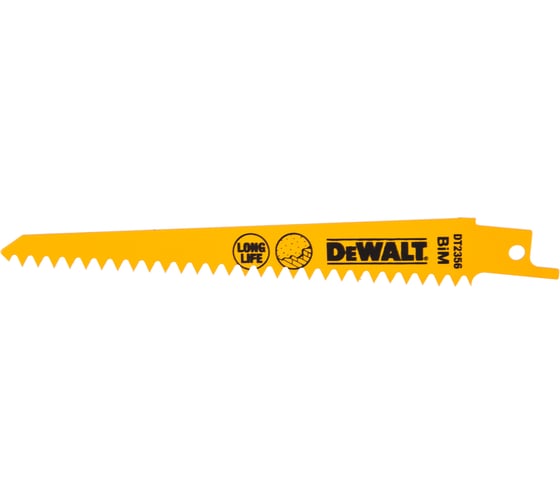 Полотно по гипсокартону BiM (152 мм, S628DF,  5 шт.) DEWALT DT2356 1