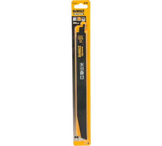 Полотно универсальное BiM (305х2.5 мм, 5 шт.) DEWALT DT2316L