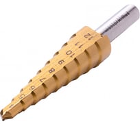 Сверло по металлу HSS Step Drills 4-12 мм, ступенчатое МастерАлмаз 10508544