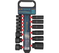 Набор комбинированный головок ударных 14 предметов, 1/2''DR, на пластиковом держателе iLOFORCE IF-4149MPB(54752)