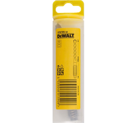 Центрирующее сверло для цельных коронок SDS-max, 12х128 мм DEWALT DT6785