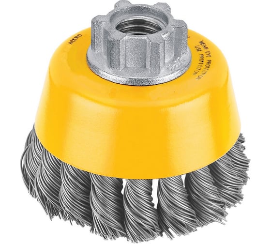 Щетка чашечная (75х22 мм, M14) DEWALT DT3492 1