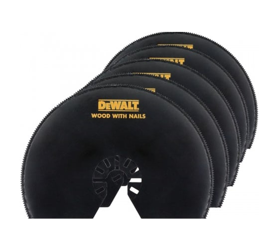 Диск пильный сегментированный для мультитула (BIM, 100 мм, 5 шт.) DEWALT DT20728 1