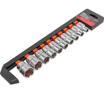 Набор головок 10 предметов, 1/2" DR (10, 11, 12, 13, 14, 15, 17, 19, 22, 24 мм) на пластиковом держателе BaumAuto BM-4101-5(54778)